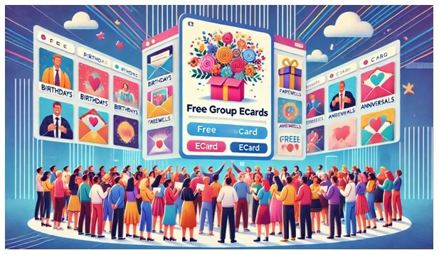 Group eCards: Goodbye Messages as One Team