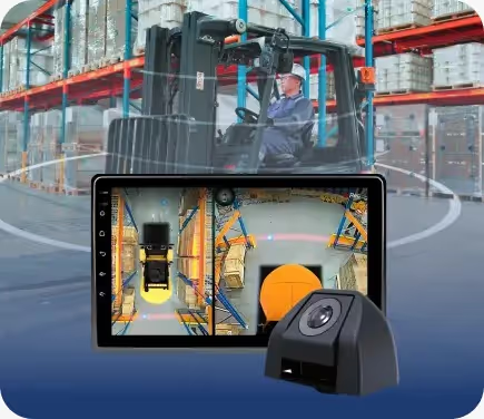 How Bird’s-Eye View Cameras Are Transforming Forklift Safety Standards