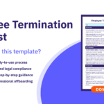 termination checklist for employers